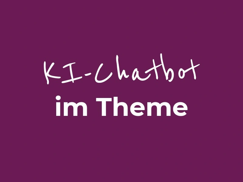 Kundenbereich: KI-Chatbot im Foodblogliebe Theme