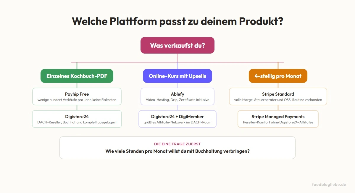Entscheidungsbaum: Welche Plattform passt zu deinem Produkt?