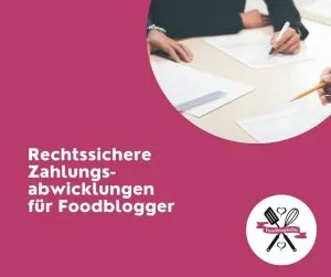 Anbieter für Zahlungsabwicklungen für Foodblogger