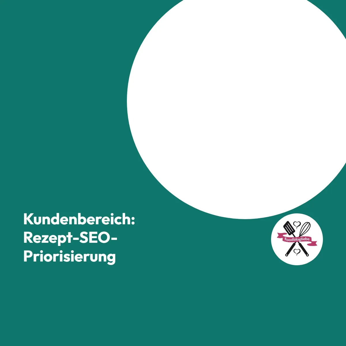 Kundenbereich: Rezept-SEO-Priorisierung