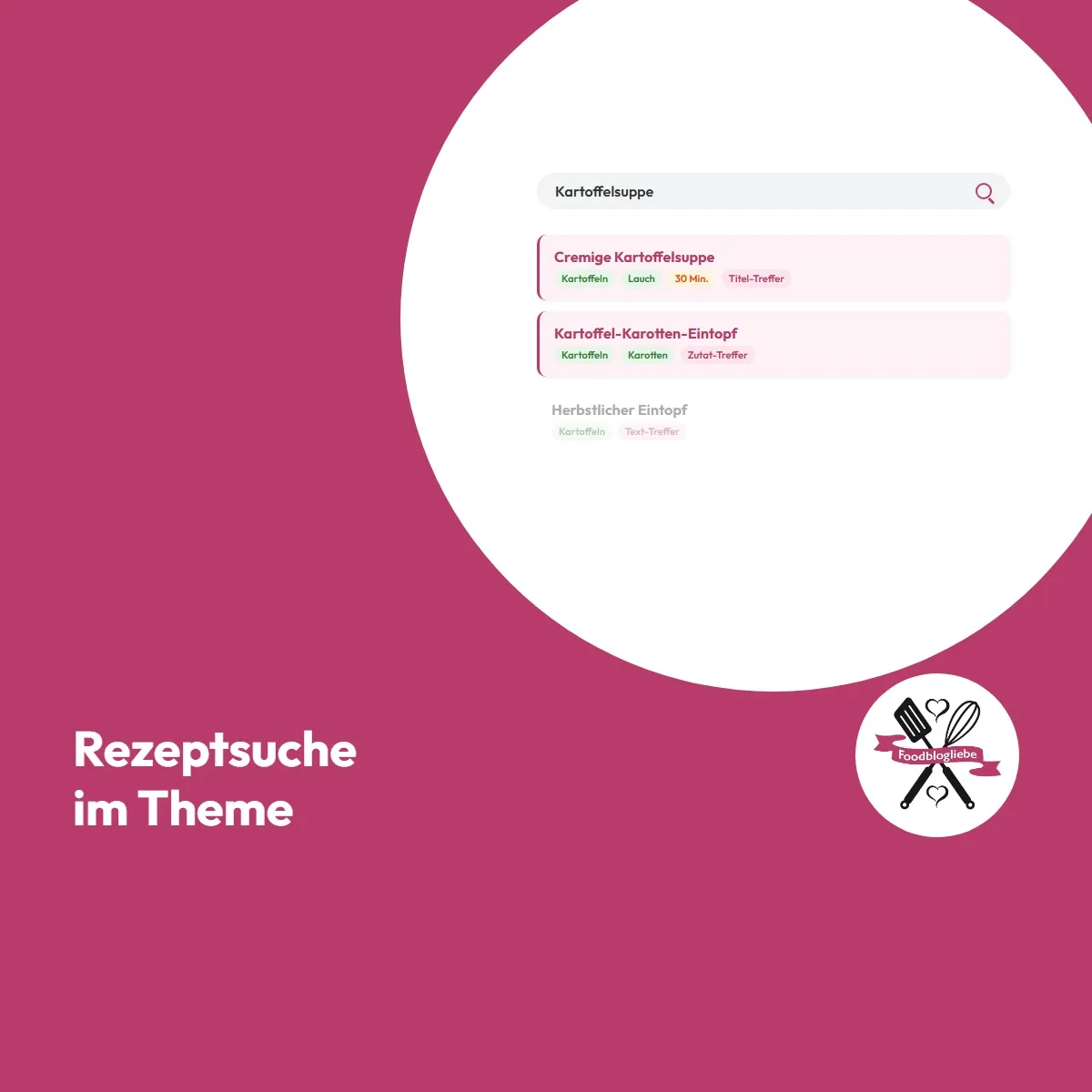 Rezeptsuche im Foodblogliebe Theme