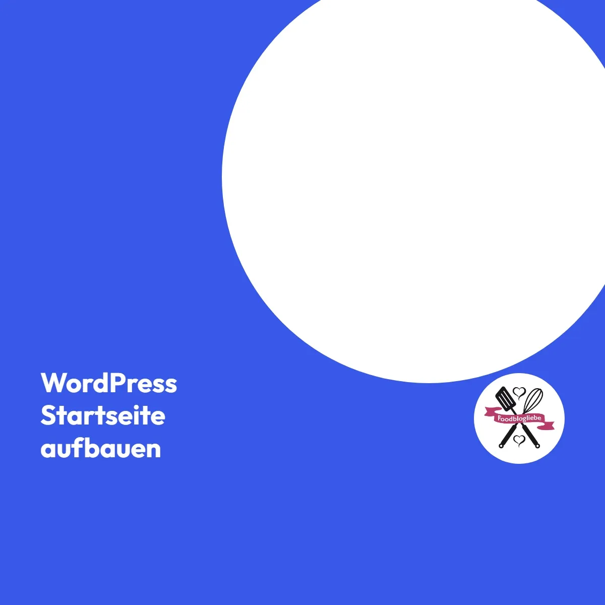 WordPress Startseite aufbauen