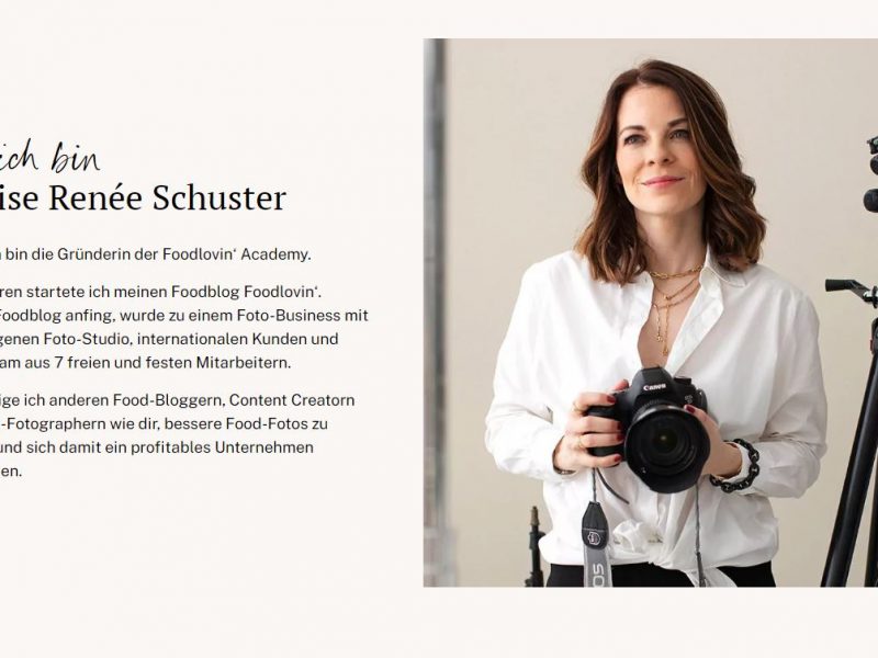 Food Photography & Styling Onlinekurs der Foodlovin Academy